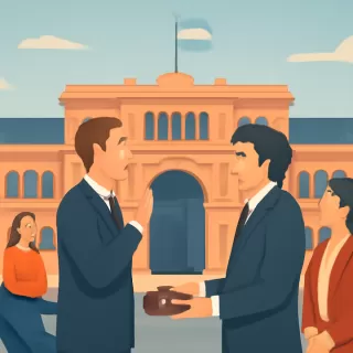 Diego Santilli asumió como nuevo jefe de Gabinete ante Javier Milei