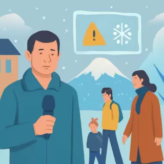 Extienden hasta el domingo el alerta amarillo por nevadas en Bariloche