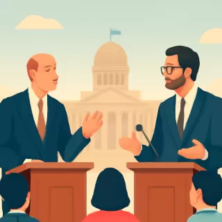 Debate entre Federico Sturzenegger y Luis Novaresio sobre la derogación de la Ley del Libro