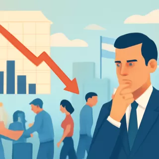 La caída del empleo formal en Argentina preocupa al gobierno de Milei