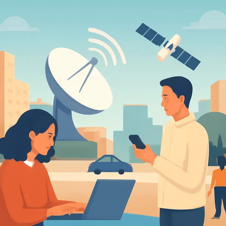 Starlink mejora su antena para facilitar el acceso a Internet satelital rápida