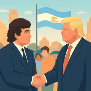 The Guardian vincula a Javier Milei con Donald Trump tras su visita a Brasil