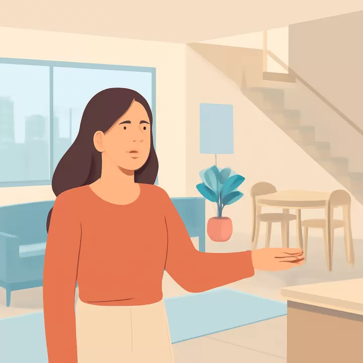 Paula Varela muestra las remodelaciones en su nuevo departamento dúplex