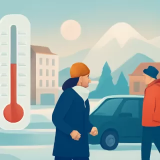 Domingo con temperaturas bajo cero en Bariloche: alertan por heladas, hielo en rutas y frío extremo