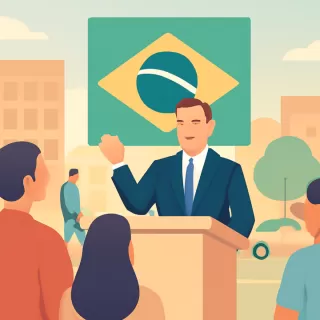 Flávio Bolsonaro anuncia su candidatura presidencial en Brasil