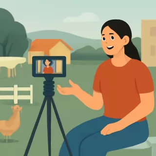 Joven de Campo Ramón muestra la vida en la chacra y revaloriza las costumbres misioneras en redes sociales