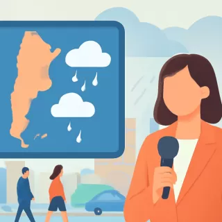 ECMWF prevé una semana con lluvias superiores al promedio en gran parte de Argentina