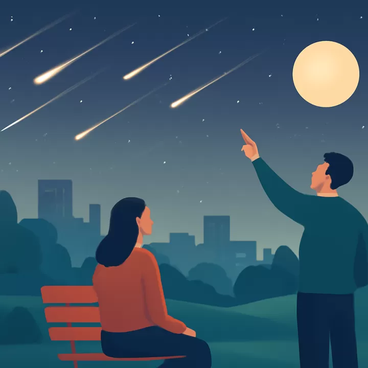 Lluvias de meteoros Delta Acuáridas y Alfa Capricórnidas visibles del 28 al 31 de julio de 2026