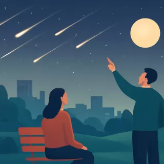 Lluvias de meteoros Delta Acuáridas y Alfa Capricórnidas visibles del 28 al 31 de julio de 2026