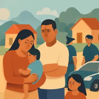 Desalojo de familias mbya en Garuhapé con intervención policial
