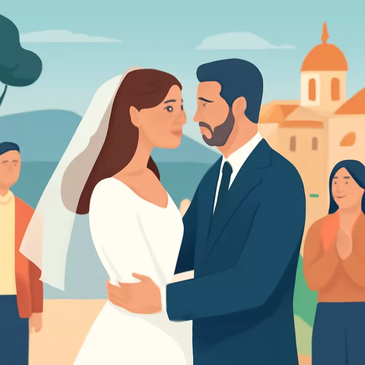 Claudio Rígoli se casó en secreto con su novia en Italia