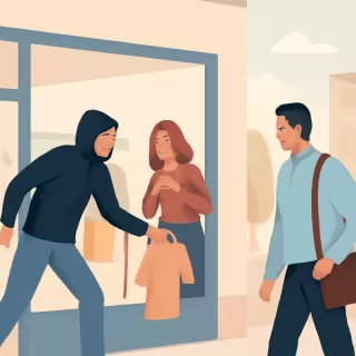 Robo a cara descubierta en un local de ropa de avenida 44, La Plata, durante el día