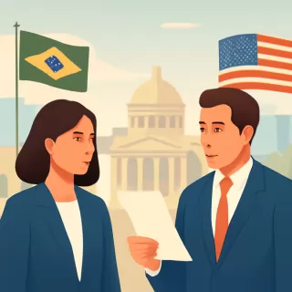 Estados Unidos revoca la visa de la embajadora de Brasil en Washington por tensiones diplomáticas