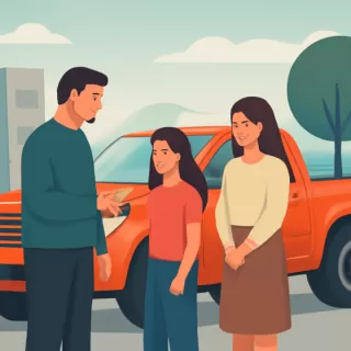 Ganador del Patagonia Telebingo entregó camioneta 0 km a su hija en Río Negro