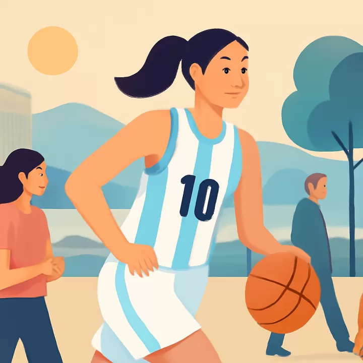 Sol Castro, de Río Colorado, integra la Selección Argentina femenina de básquet