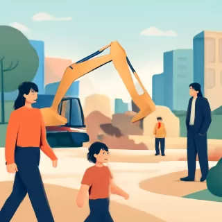 Inician obras de modernización en las plazoletas de Avenida Cándido Irazusta, Gualeguaychú