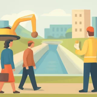 Las obras del Canal Principal de Riego del Alto Valle alcanzan un 80% de avance