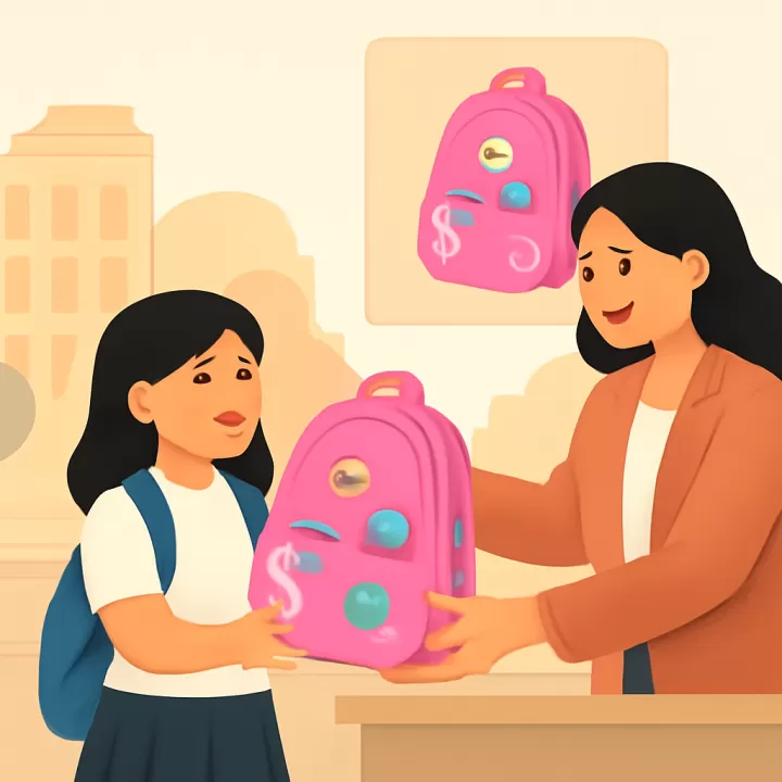 Liverpool ofrece mochila escolar Fotorama Bubbles Huntrix para niña con diseño de Las Guerreras K-Pop