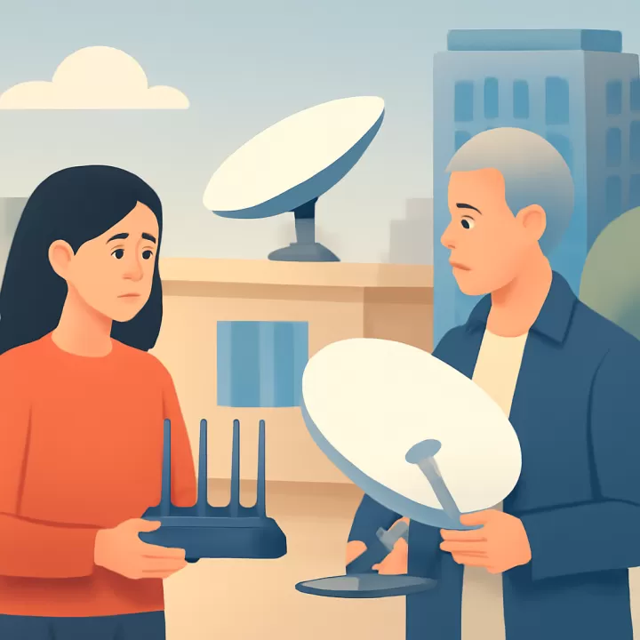 Starlink ofrece reemplazo gratuito de routers y antenas defectuosos a usuarios en Argentina