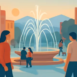 Nuevos horarios de las Aguas Danzantes en Plaza Independencia durante agosto
