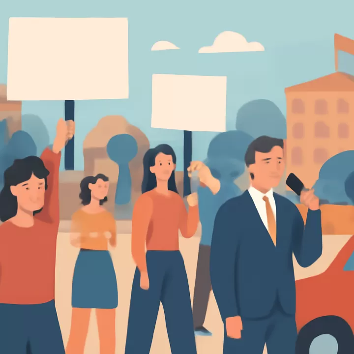 Marcha en Posadas contra proyecto de ley sobre propiedad privada