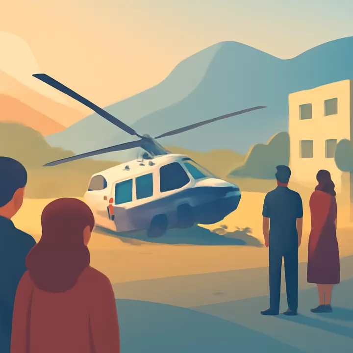 Helicóptero Bell 412EP cae en Valle Fértil y fallecen sus siete ocupantes