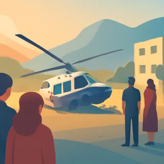 Helicóptero Bell 412EP cae en Valle Fértil y fallecen sus siete ocupantes