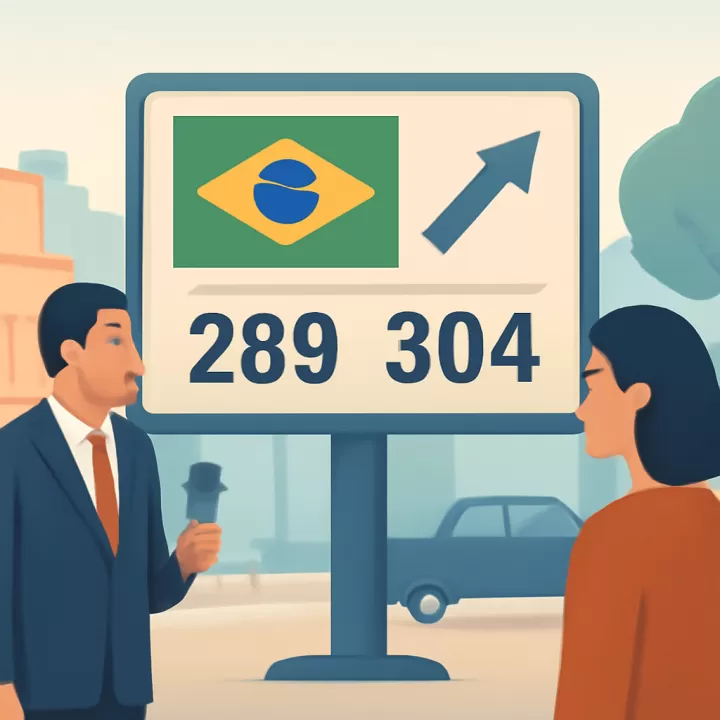 Cotización del real brasileño este jueves 6 de agosto de 2026