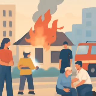 Incendio en Quilmes Oeste deja a un jubilado gravemente herido