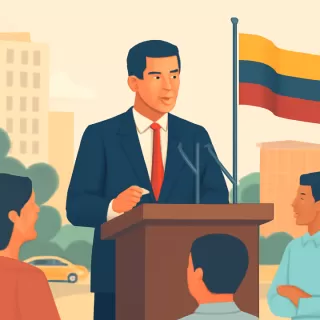 Abelardo de la Espriella, candidato presidencial colombiano, anuncia medidas firmes contra la izquierda