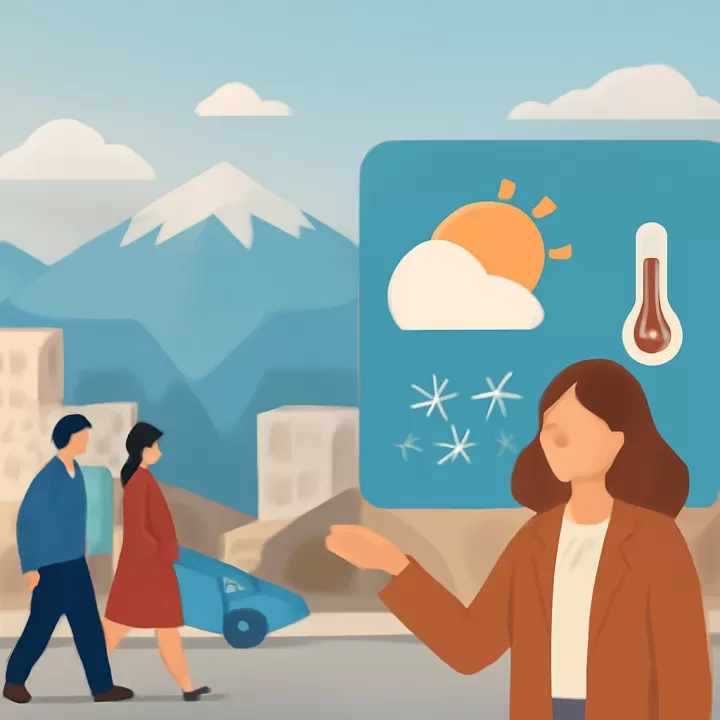 Pronóstico del tiempo en Mendoza para el viernes 7 de agosto de 2026