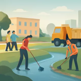 Gobierno de Gualeguaychú realiza limpieza preventiva en la Cañada de Gómez por riesgo de lluvias intensas