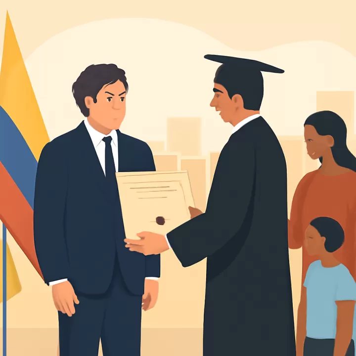 Javier Milei recibe doctorado honoris causa en Administración en Colombia