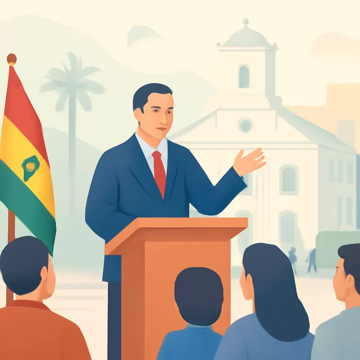 Claudio Vidal anuncia candidatura para la reelección en Santa Cruz en 2027