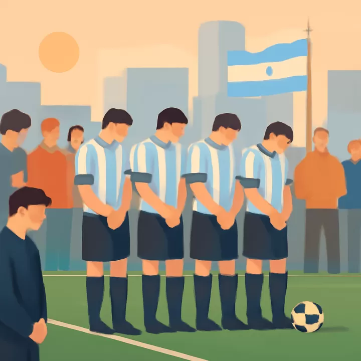 Fútbol argentino realiza minuto de silencio y usa brazaletes negros por Jorge Messi