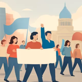 Organizaciones sociales y sindicales marcharon de Liniers a Plaza de Mayo por demandas sociales