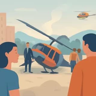 Helicóptero accidentado en San Juan tenía como destino La Rioja para combatir incendio forestal