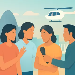Familiares relatan accidente de helicóptero en Río de Janeiro que dejó tres colombianas muertas