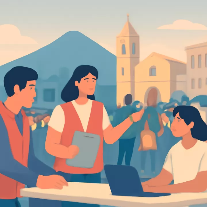 Voluntarios coordinan asistencia para casi 20 mil peregrinos en Salta