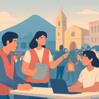 Voluntarios coordinan asistencia para casi 20 mil peregrinos en Salta